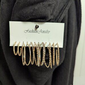 6 sets of earrings 3@$15